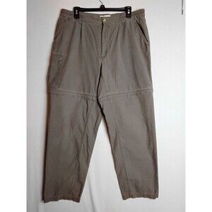 Columbia Convertible Hiking Pants Greenish Brown Gray Women’s 16 Regular Outdoor